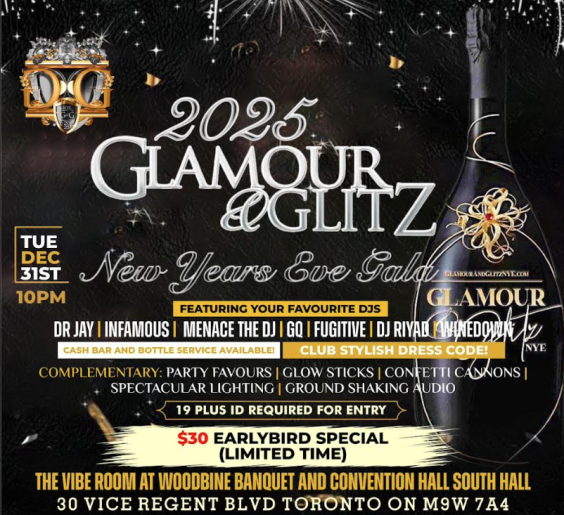 Glamour and Glitz NYE 2025